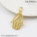 32105 pendentifs hamsa en or 14k xuping sans pierre